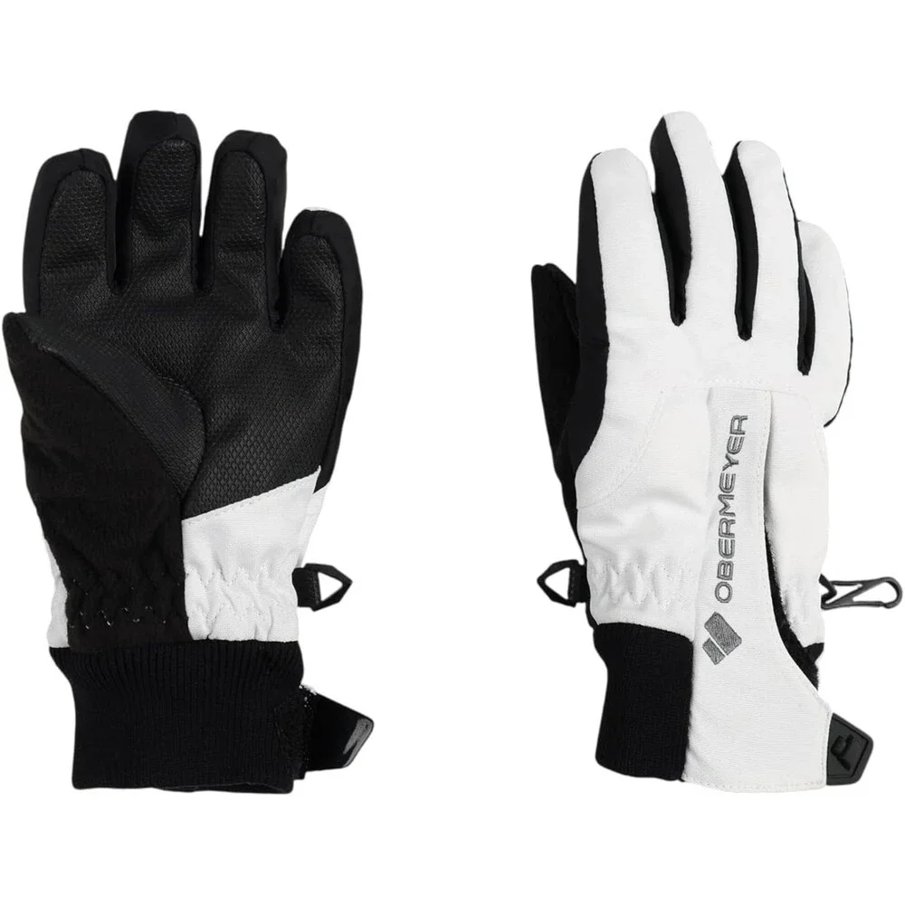 Obermeyer Thumbs Up Snow Gloves Kids XL White HydroBlock Winter Camping GBO2840